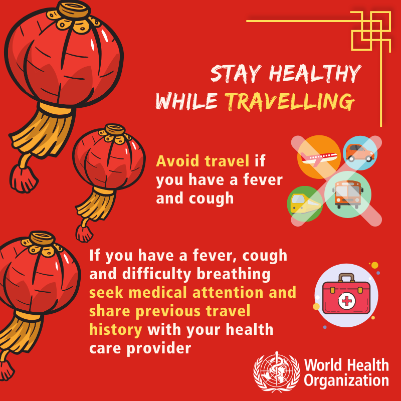 Stay healthy while travelling CNY1